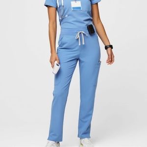 FIGS Ceil Blue Yola™ High Waisted 2.0 - Skinny Scrub Pants